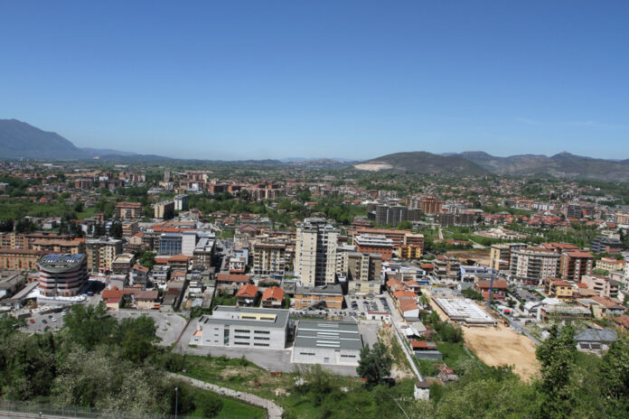 Frosinone-veduta Frosinone bassa veduta visuale panoramica