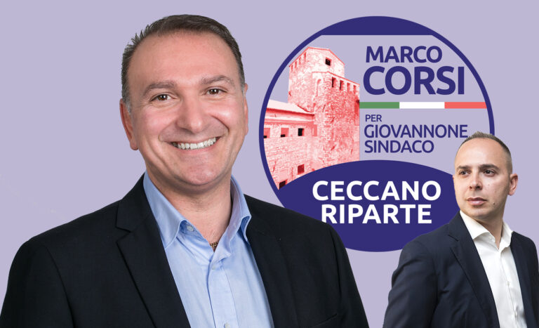 marco corsi candidato ceccano con fabio giovannone sindaco