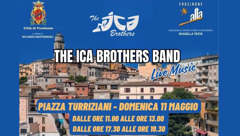Frosinone, Vintage market con la musica degli Ica Brothers