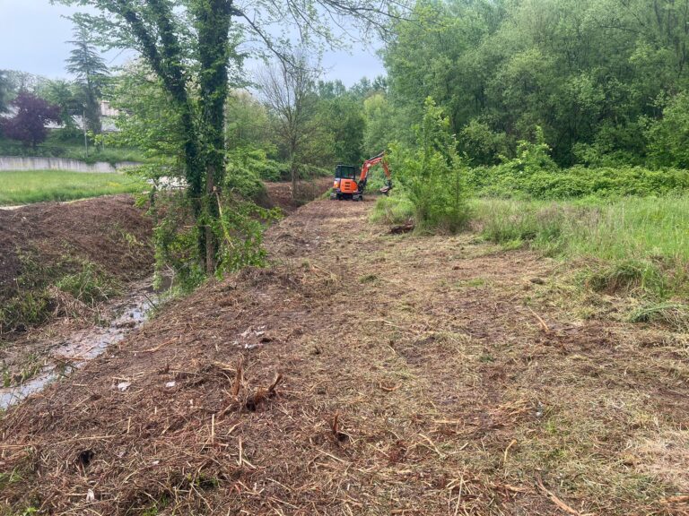 Cassino – Avviati i lavori di sistemazione idraulica del Rio Corvo