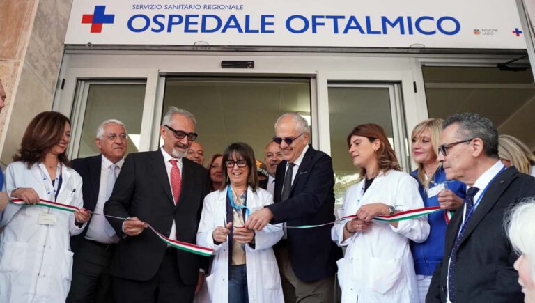 Regione Lazio, ristrutturato l'Ospedale Oftalmico di Roma