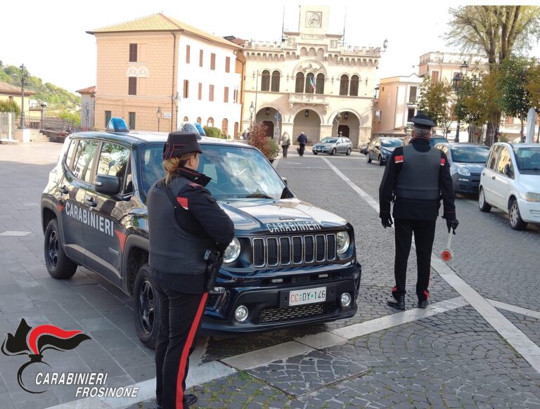 droga carabinieri fiuggi