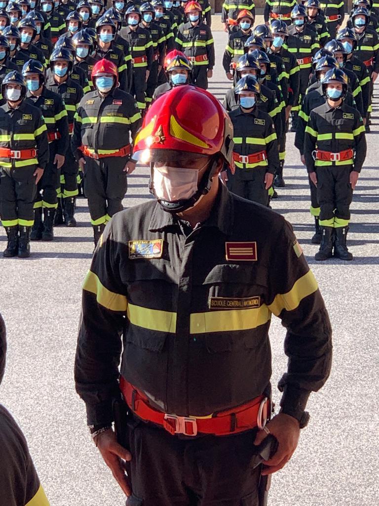 Vigile del Fuoco giuliano di roma Giancarlo Giovannelli