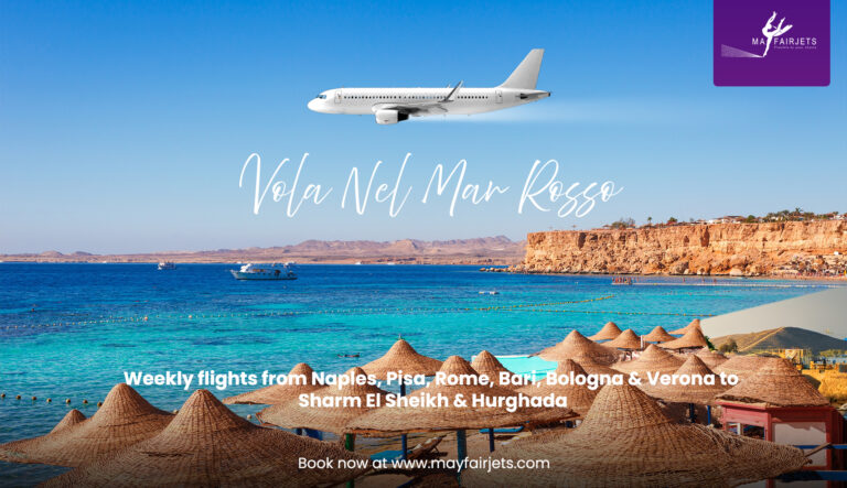 Mayfair Jets amplia il corridoio turistico Italia-Egitto con una nuova piattaforma di prenotazione online