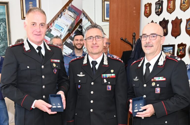 Frosinone – Promossi due ufficiali dei carabinieri