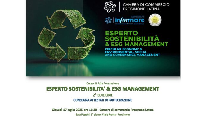 Corso di Alta Formazione 'Esperto Sostenibilità & ESG Management'