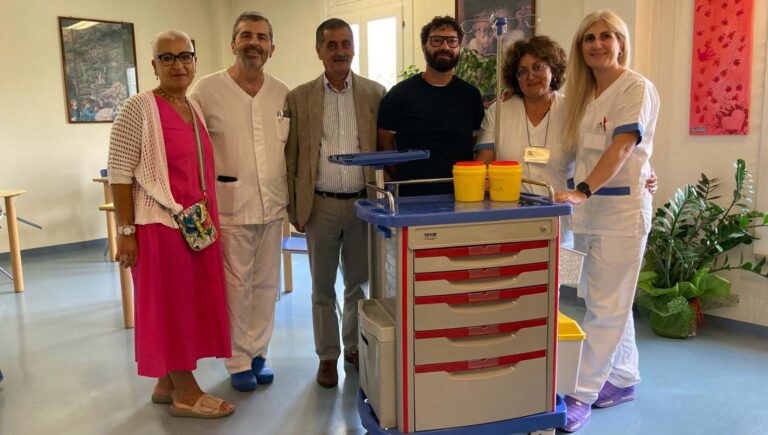Asl di Frosinone – La donazione di un carrello per le medicazioni