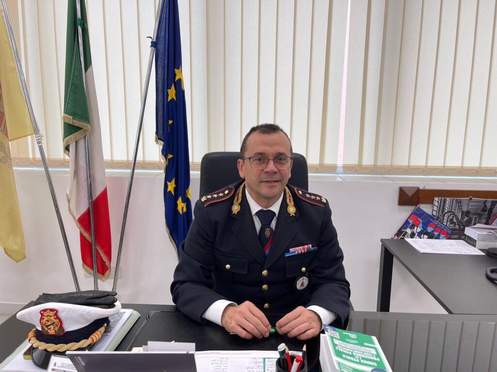 Il comandante della Polizia Locale di Frosinone, il dottor Dino Padovani
