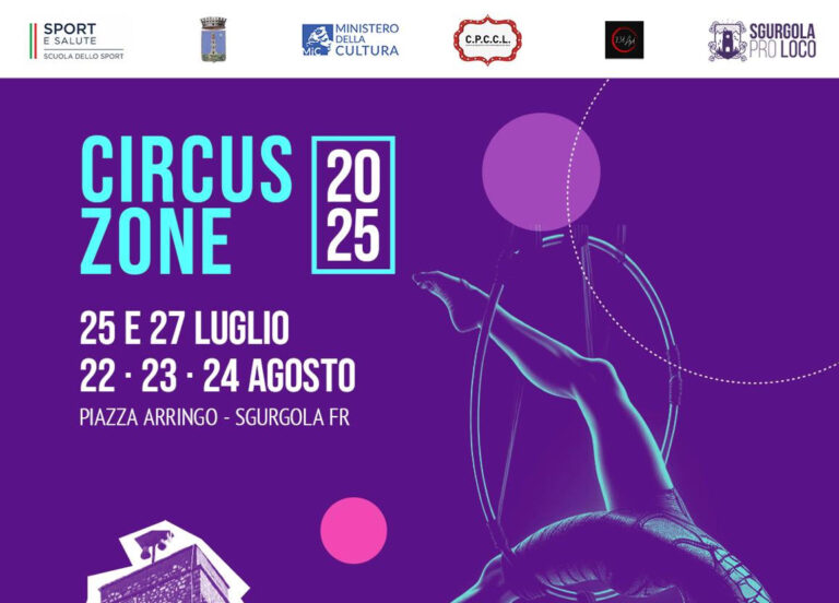 “Sgurgola Circus Zone”, torna l’evento più atteso da grandi e piccini. In programma spettacoli comici e circensi