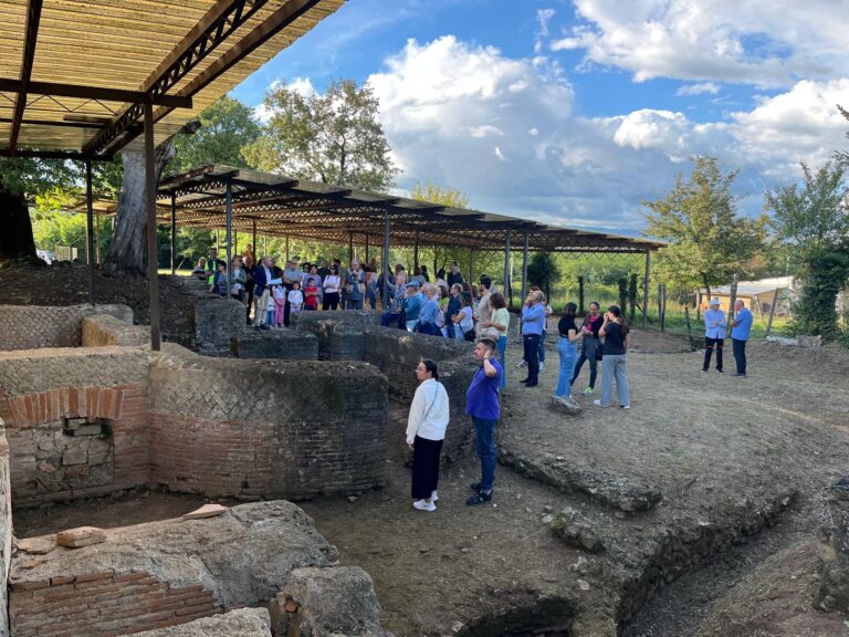 Supino. Successo di pubblico per l’apertura delle Terme Romane