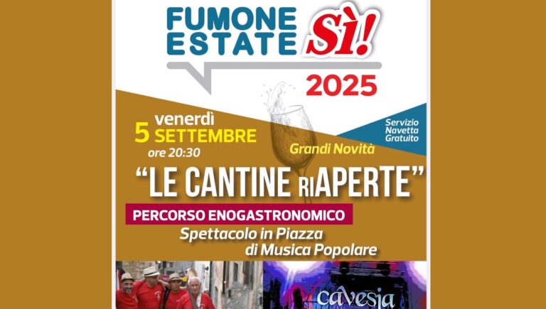 FUMONE - CANTINE APERTE 2025