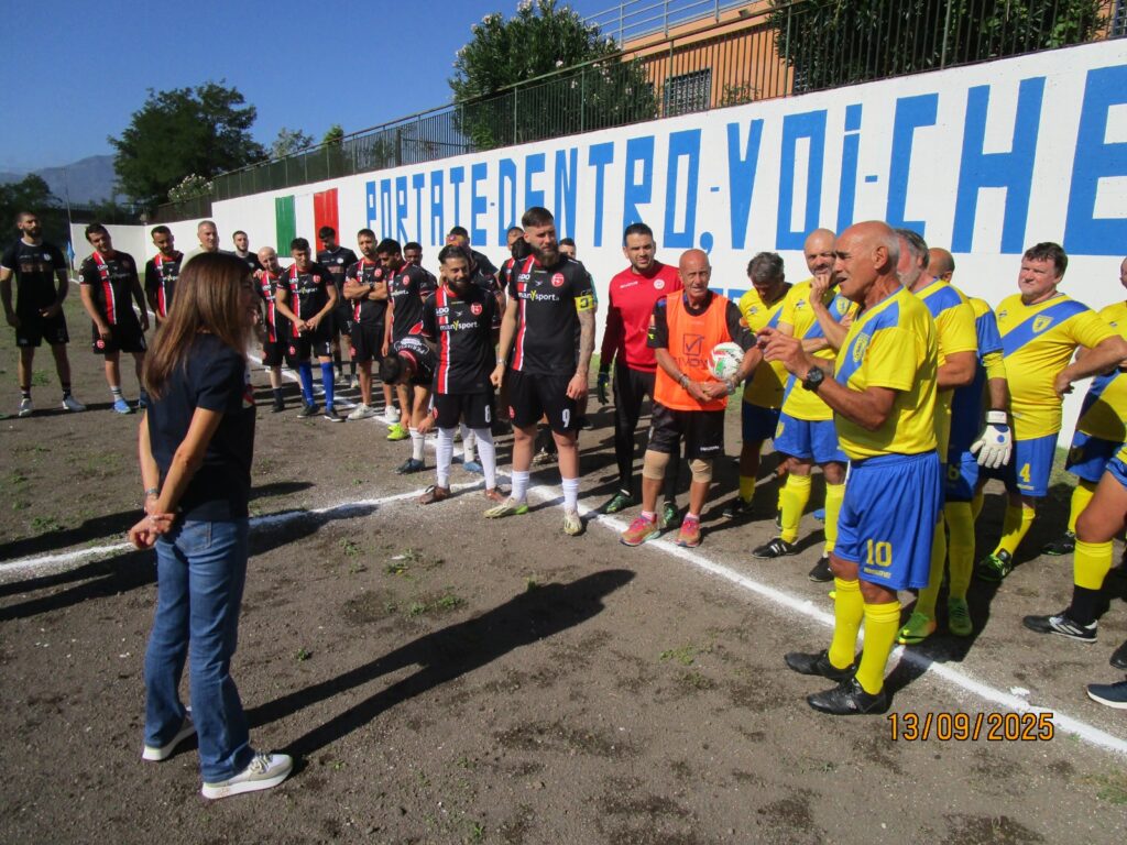 vecchie glorie frosinone calcio partita carcere frosinone settembre 2025