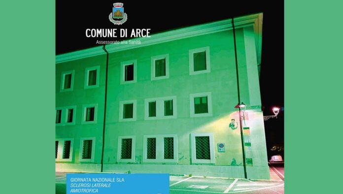 Il Comune di Arce si illumina di verde