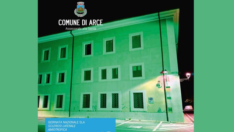 Il Comune di Arce si illumina di verde