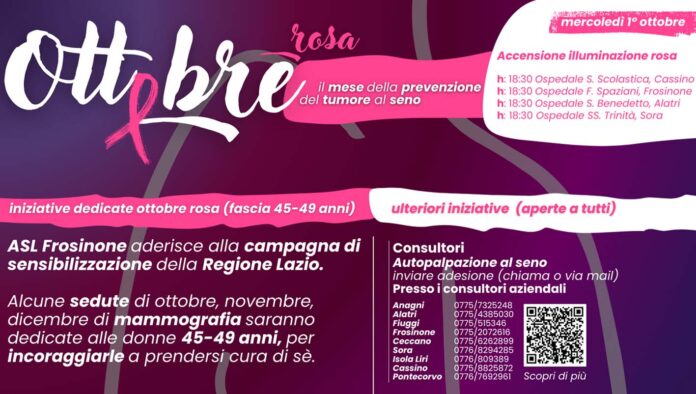 OTTOBRE ROSA 2025 - ASL DI FROSINONE OTTOBRE ROSA 2025 - ASL DI FROSINONE