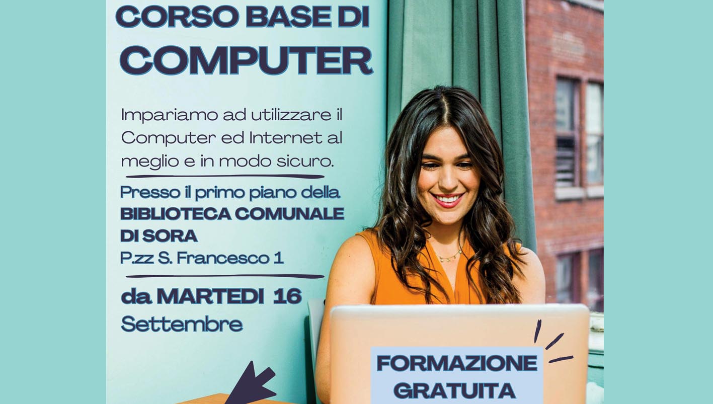 Sora – Corso gratuito dedicato all’uso del computer: un nuovo servizio ...
