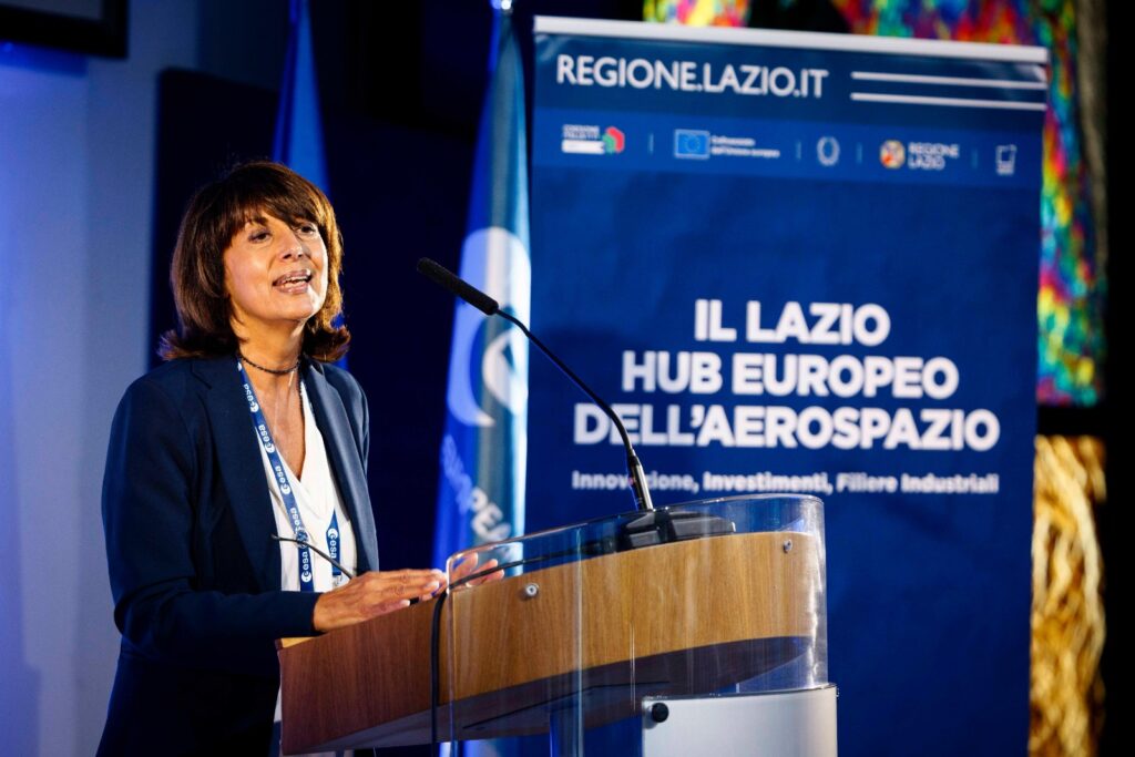 vicepresidente e assessore a Sviluppo economico, Commercio, Artigianato, Industria, Internazionalizzazione della Regione Lazio, Roberta Angelilli