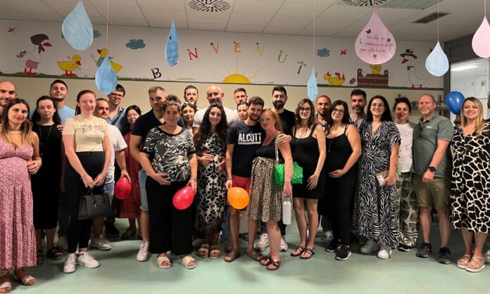 cassino papà sala parto