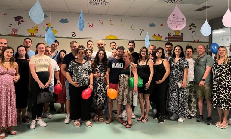 cassino papà sala parto