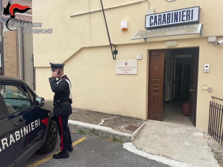 Carabinieri Piglio droga