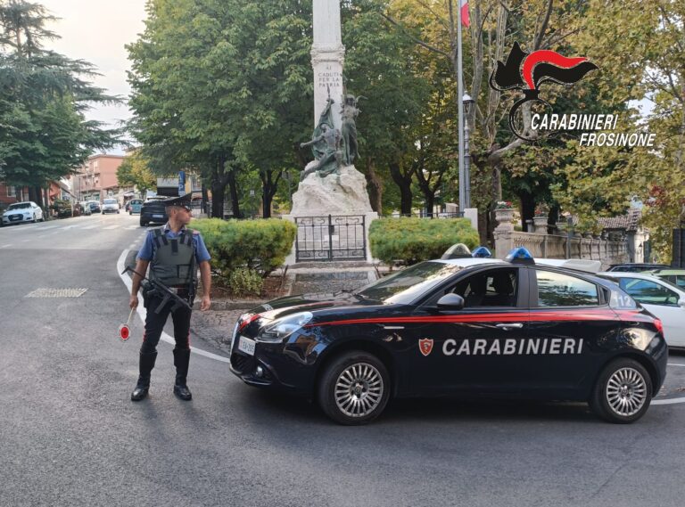 Veroli -Furto di gasolio e auto rubata: 46enne colto in flagrante dai carabinieri