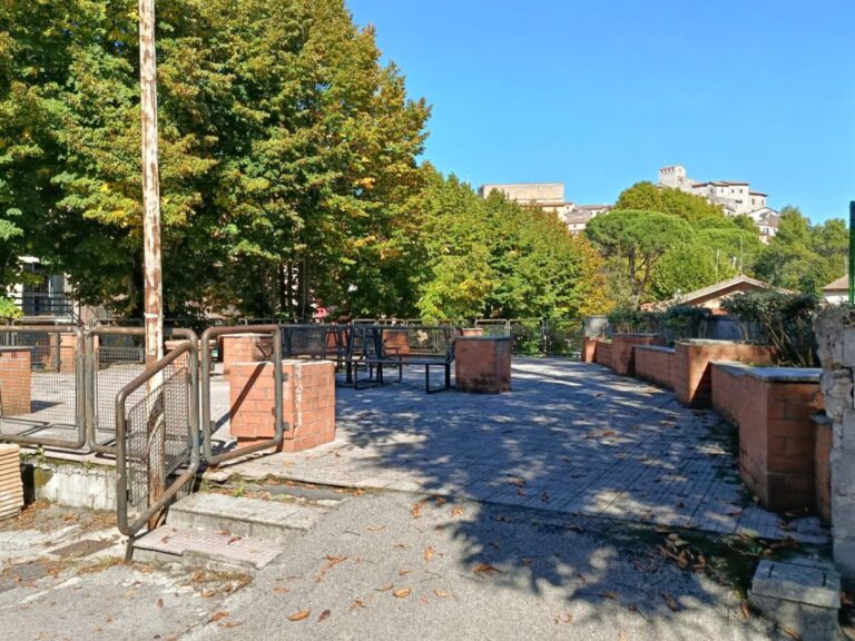 Ceccano – Parte la rigenerazione del terrazzo dell’ex mattatoio