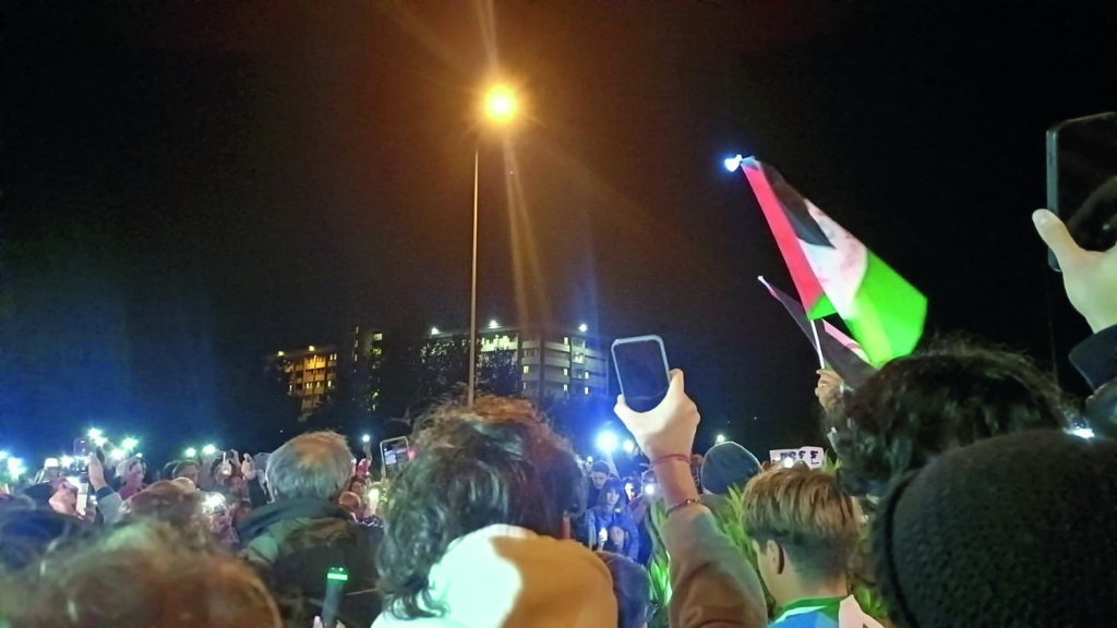 gaza manifestazione ospedale spaziani frosinone