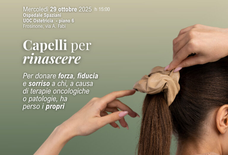 Asl Frosinone – “Capelli per rinascere”: un taglio che accende la speranza