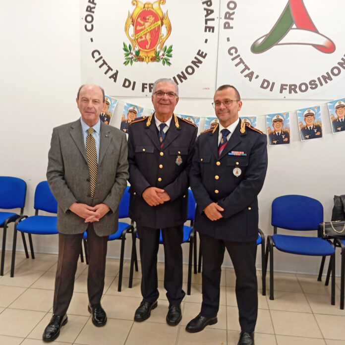 pensionamento tofani vicecomandante polizia locale frosinone