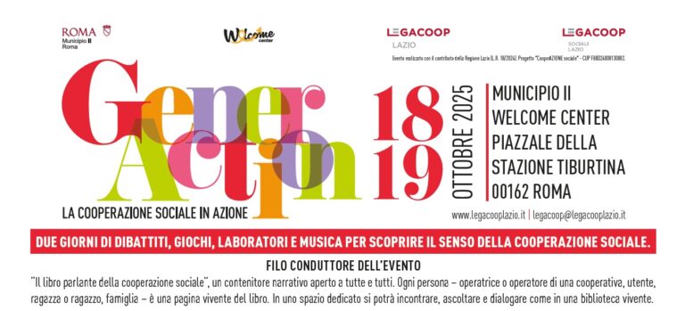 GenerAction – La cooperazione sociale si racconta a Roma