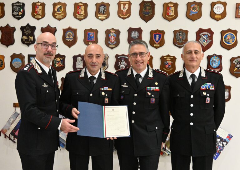 Frosinone, l’Arma saluta il Maggiore Armando Esposito: dopo 39 anni di servizio lascia l’uniforme