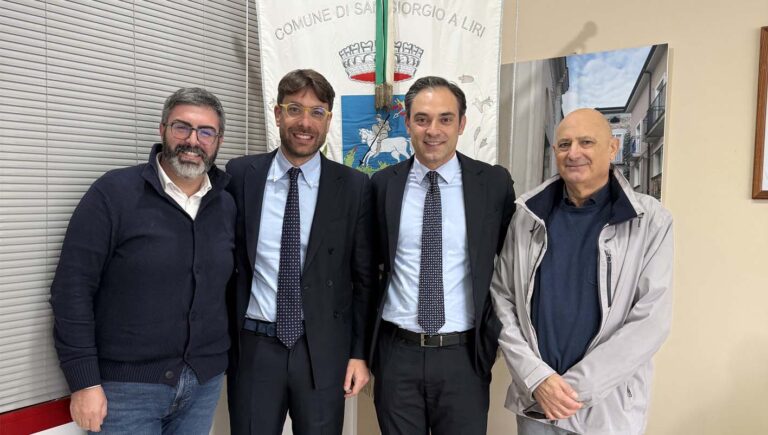 San Giorgio a Liri, incontro con il Presidente della Provincia