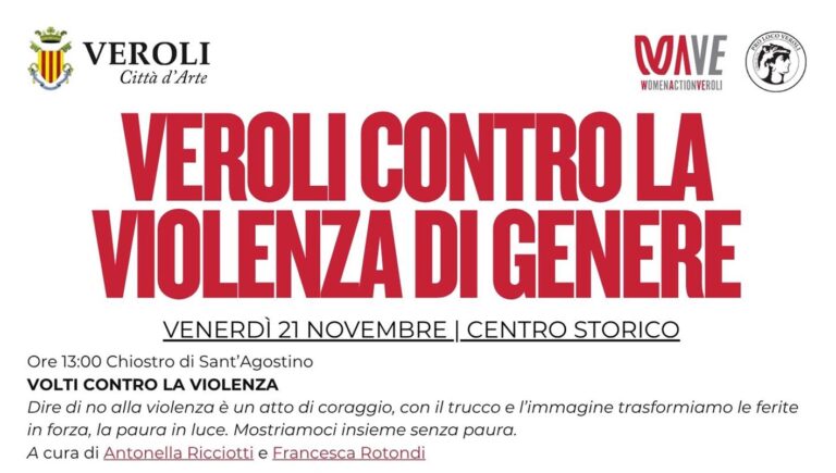 VEROLI CONTRO LA VIOLENZA DI GENERE