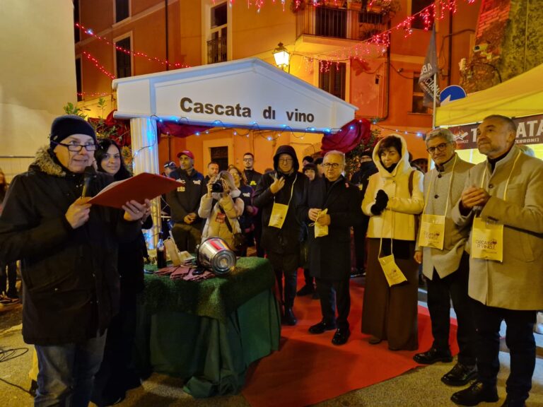 Cascata di vino, presente anche il Cfp di Isola del Liri: “Esperienza formativa speciale”