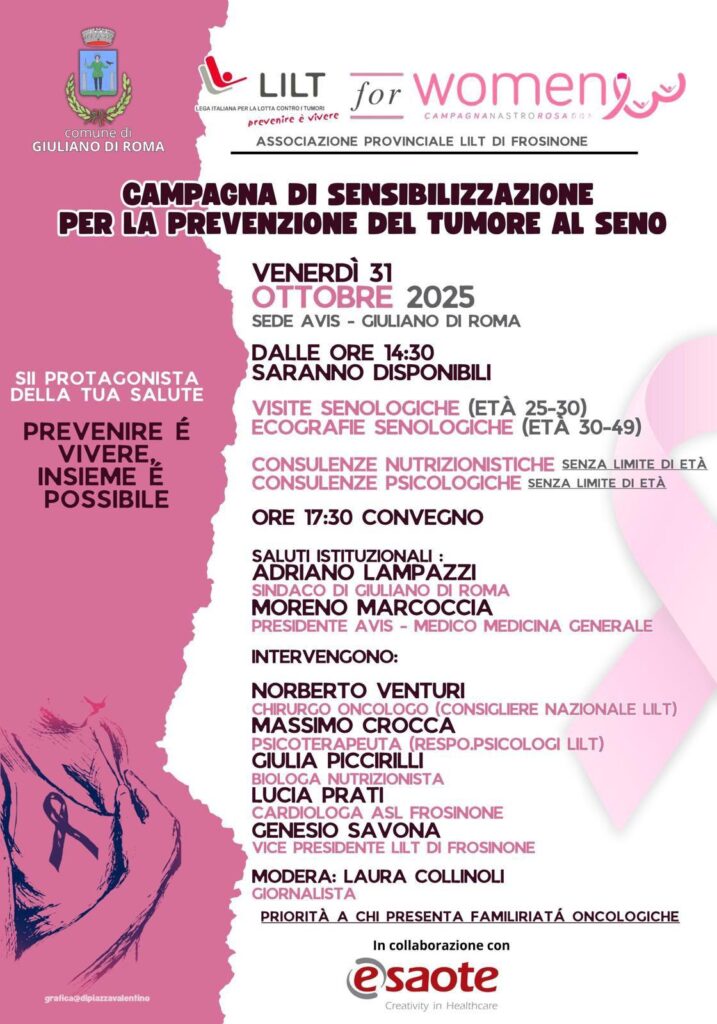 ottobre rosa giuliano di roma