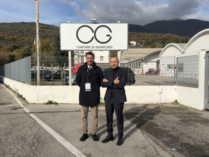 Il Presidente Luca Di Stefano in visita agli stabilimenti di Cartiere di Guarcino