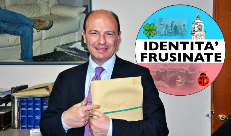 riccardo mastrangeli sindaco frosinone lista identità frusinate