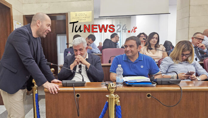 Scaccia, Carfagna, Ferrara e Campagiorni consiglio comunale frosinone