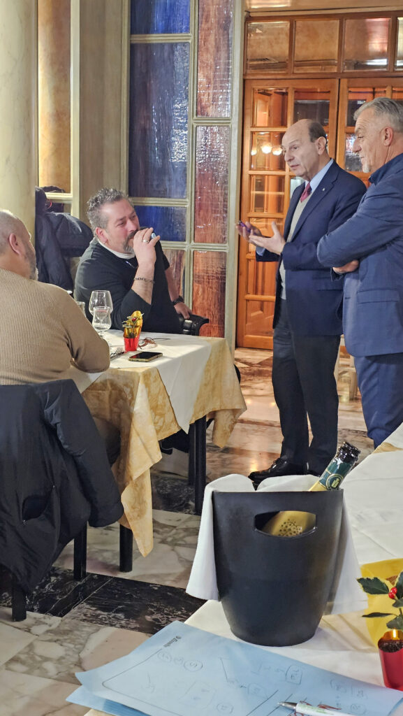 cena identità frusinate con riccardo mastrangeli christian alviani valentina sementilli