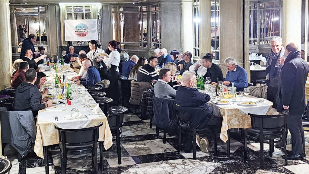 cena identità frusinate con riccardo mastrangeli christian alviani valentina sementilli