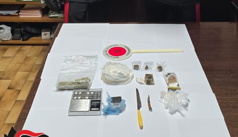 Paliano, 19enne arrestato per spaccio: cocaina, hashish e marijuana in casa