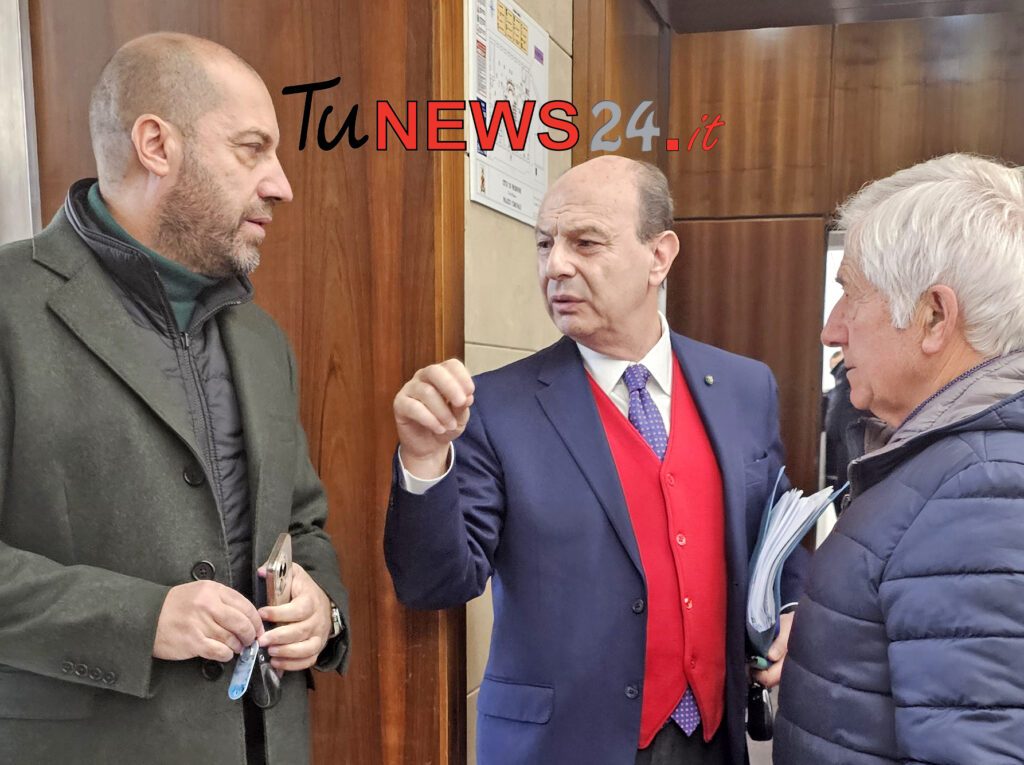Antonio Scaccia, Riccardo Mastrangeli e Sergio Crescenzi Consiglio Comunale Frosinone