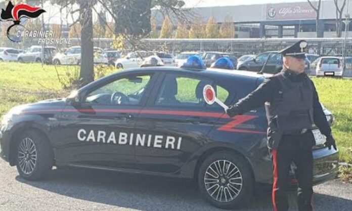 carabinieri piedimonte fiamme auto