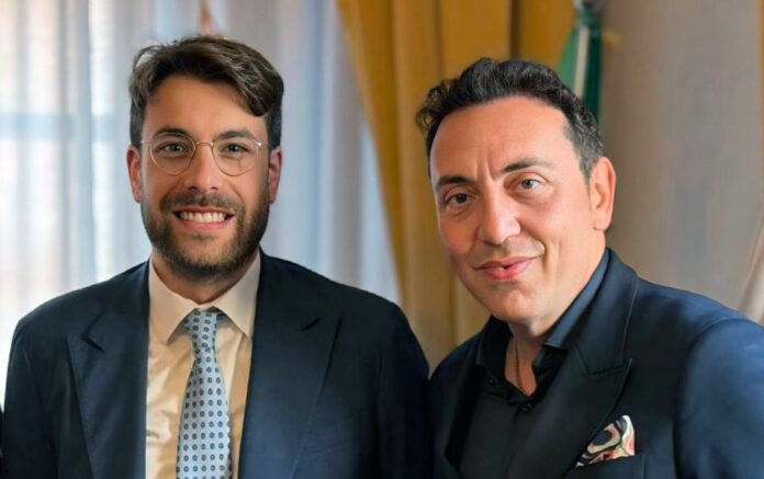 Il presidente Di Stefano e il consigliere Amata