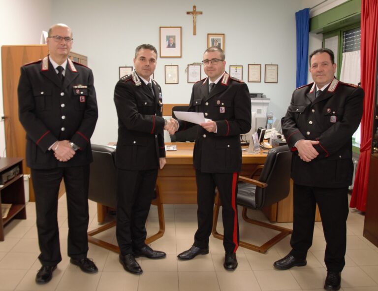 Alatri, conferito il grado di Maresciallo Maggiore a Claudio Gentili