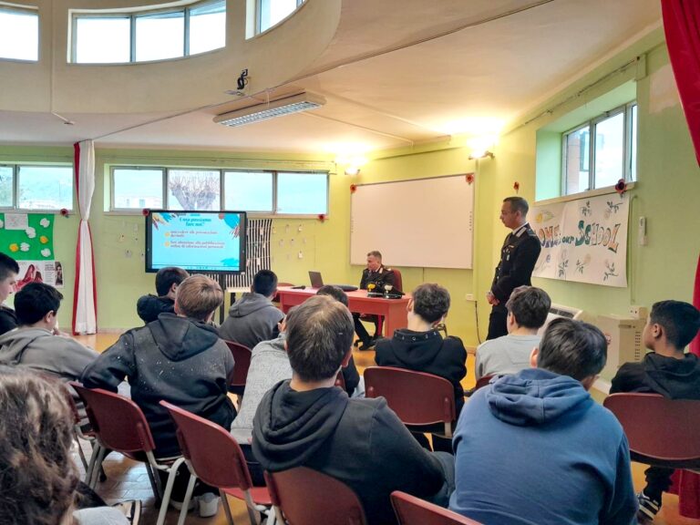 Piedimonte San Germano – I Carabinieri nelle scuole per promuovere la cultura della legalità