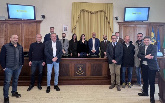 Un momento dell'incontro di oggi a Frosinone