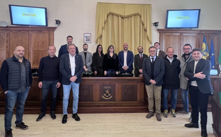 Un momento dell'incontro di oggi a Frosinone