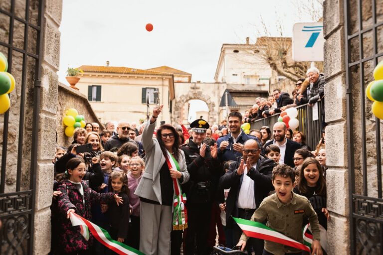 Inaugurato il Parco di Villa Mazzenga ad Alvito: un nuovo spazio per la comunità