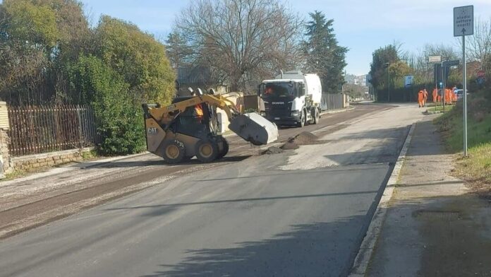 Frosinone, lavori via Selvotta – via Madonna delle Rose